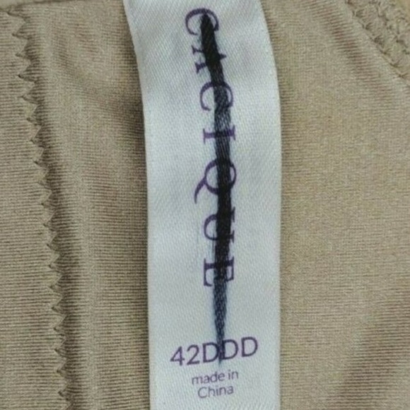 Lane Bryant Cacique Bra Intuition Plunge 42DDD - Picture 3 of 7